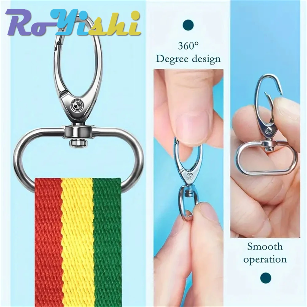 Gancho langosta metal 16-38mm cierre para collar táctico - imagen 3