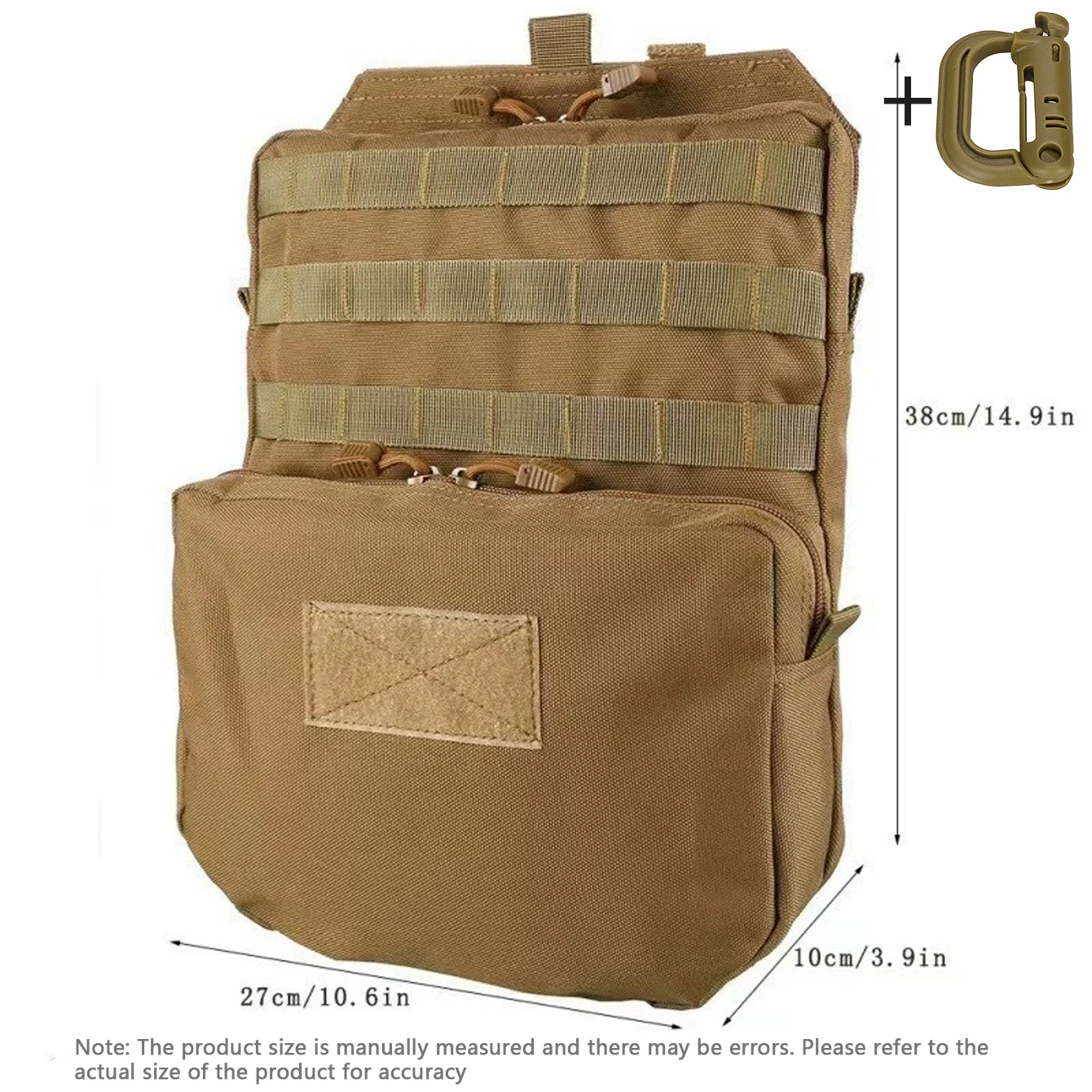 Bolsa de hidratación MOLLE con compartimentos y gran capacidad - imagen 3