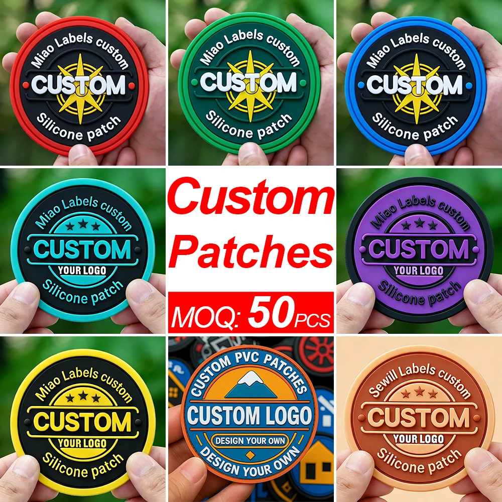 Parche bordado personalizado con velcro: termoadhesivo o coser - imagen 2