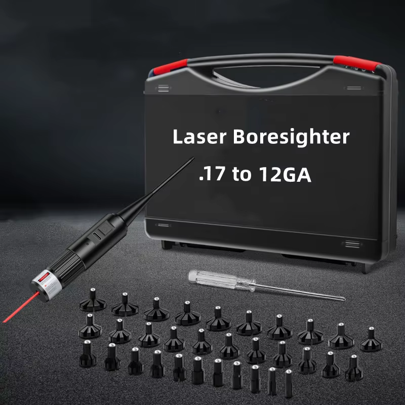 Kit láser bore sight para mira 12GA con 32 adaptadores ON/OFF - imagen 3