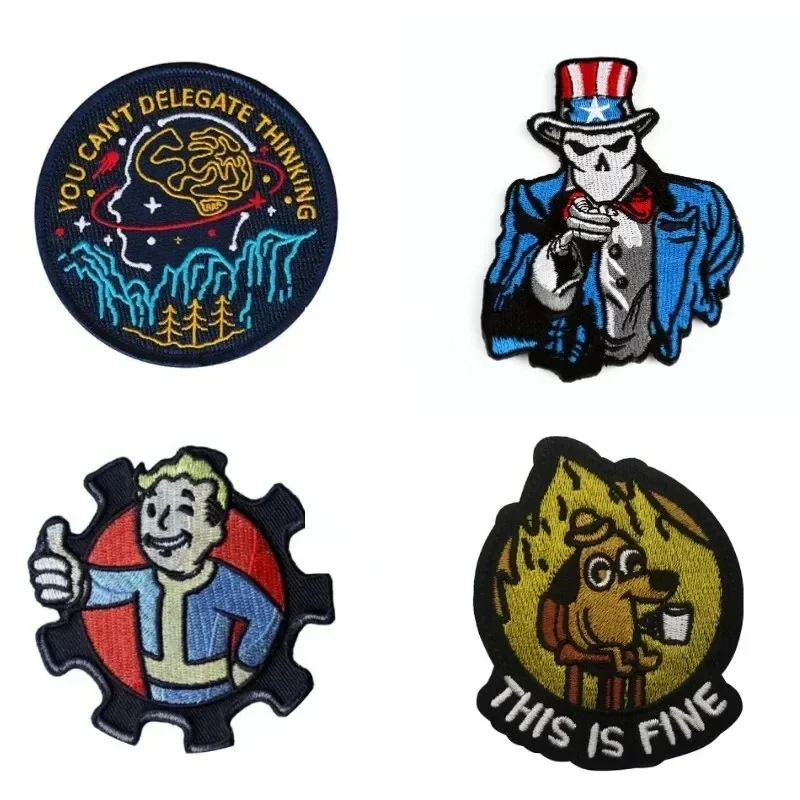 Insignia Moral Tío Sam Grote – Parche hook loop bordado - imagen 5