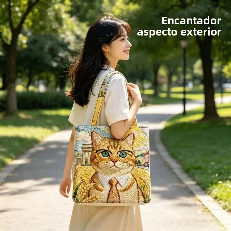 Bolso tote de gran capacidad para estudiantes y compras - imagen 2