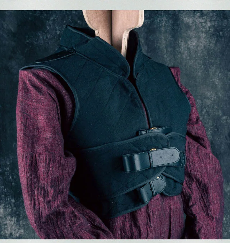 Hombreras de armadura para cosplay medieval, hechas a mano - imagen 3