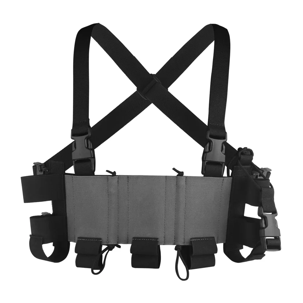 Chaleco táctico Poseidon Defense WG portacargadores 5.56/9MM + radio Grenadine