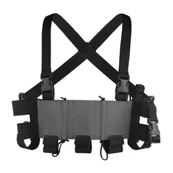Chaleco táctico Poseidon Defense WG portacargadores 5.56/9MM + radio Grenadine
