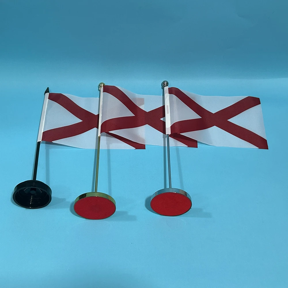 Bandera Alabama de poliéster para escritorio, decorativa EE. UU. - imagen 4