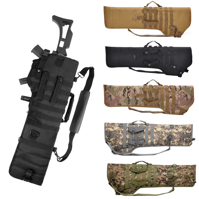Funda táctica MOLLE para rifle y escopeta, bolsa transporte airsoft - imagen 2