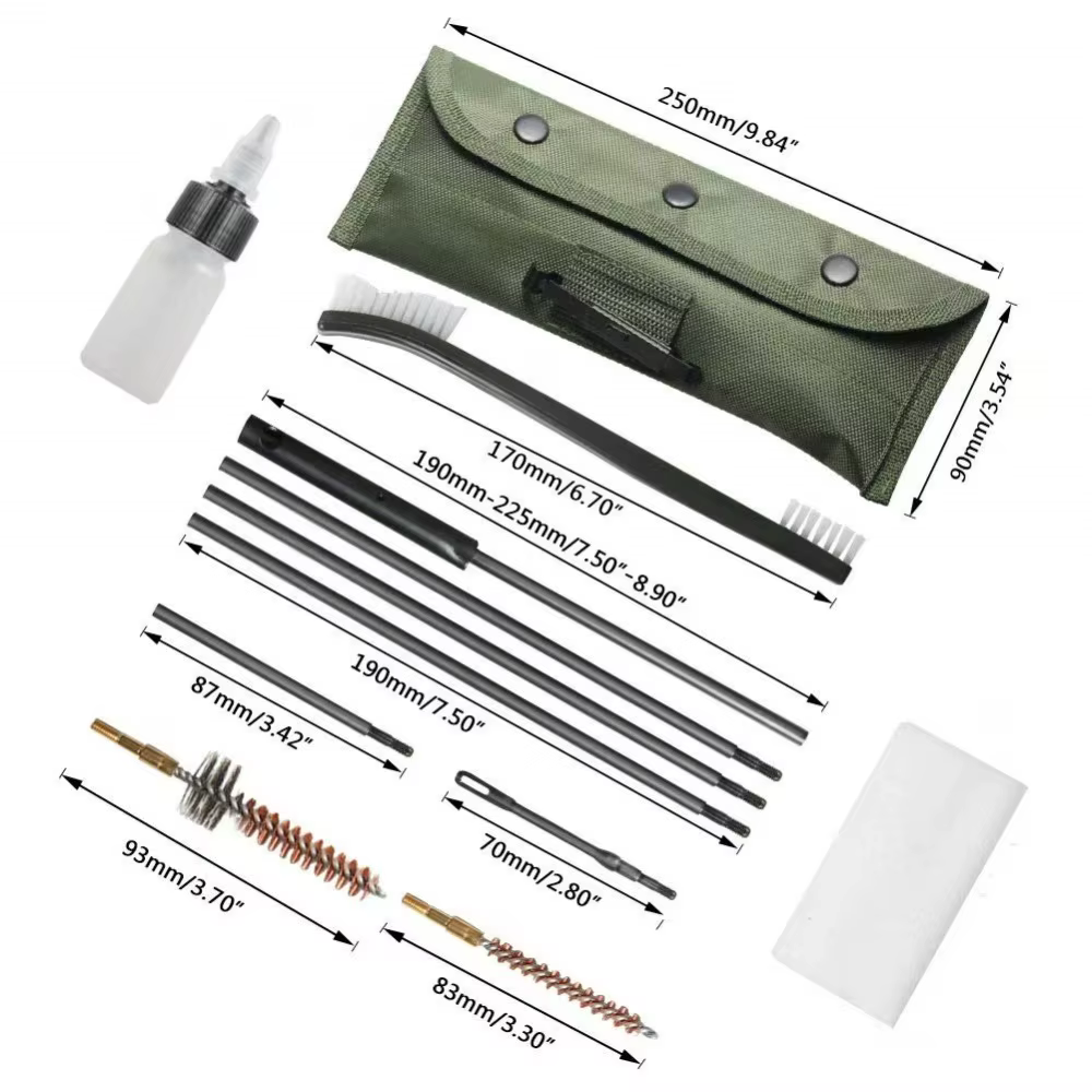 Kit de limpieza para armas AR15 M16 M4: cepillos 5,56 mm - imagen 2