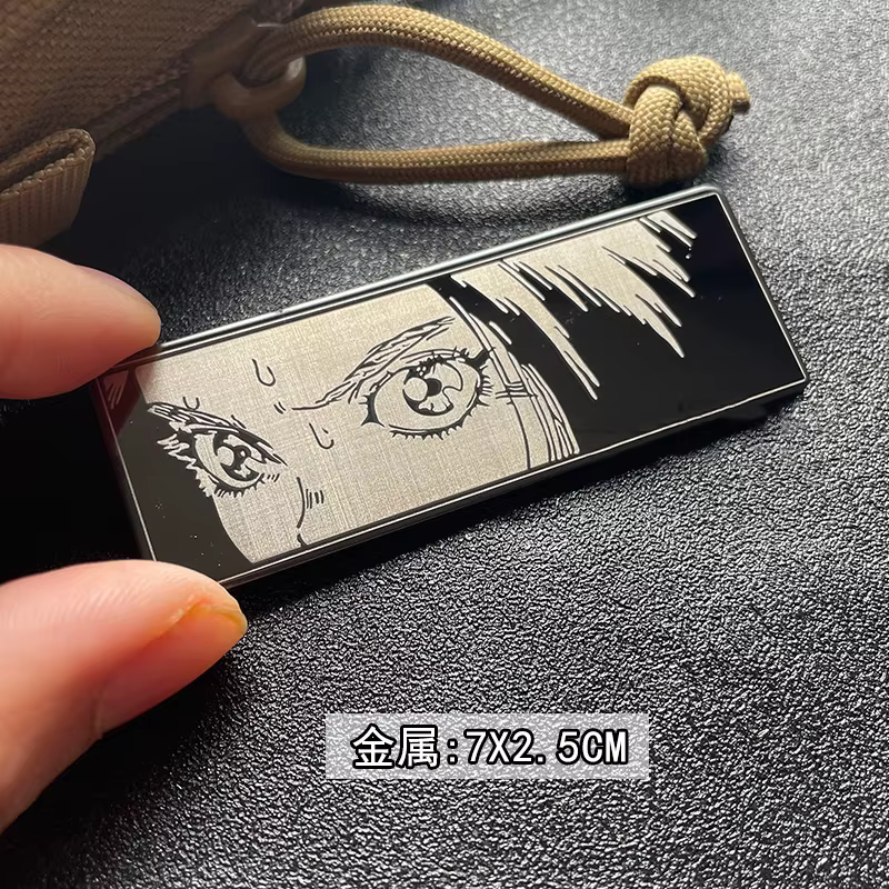 Spark Me – Parche táctico anime ojos metal piruleta para mochila chica - imagen 3