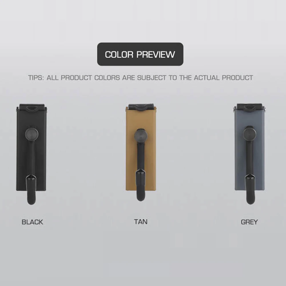 Estante táctico de pared con gancho J para armas y equipo - imagen 4