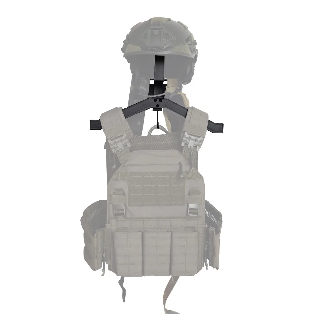 Fwoyonze Soporte Táctico de Pared Metálico para Casco y Chaleco - imagen 5