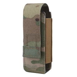 Bolsa elástica MOLLE porta spray y linterna táctica
