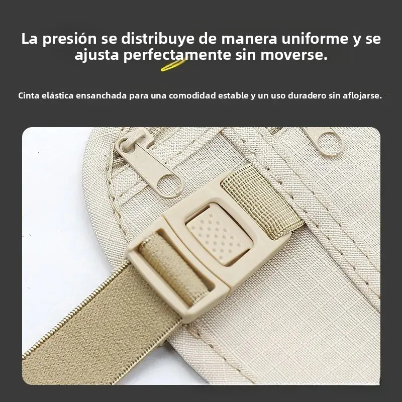 Riñonera antirrobo delgada invisible - Bolsa segura pasaporte unisex - imagen 5