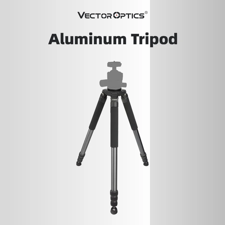 Trípode de aluminio para foto y vídeo: patas con púas
