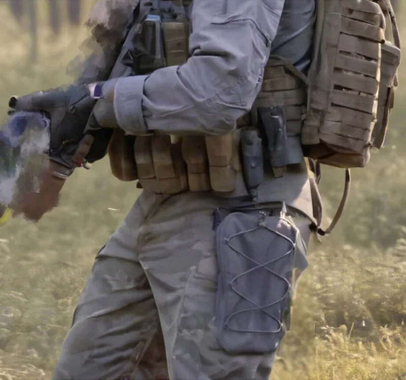 Montaje con sistema MOLLE