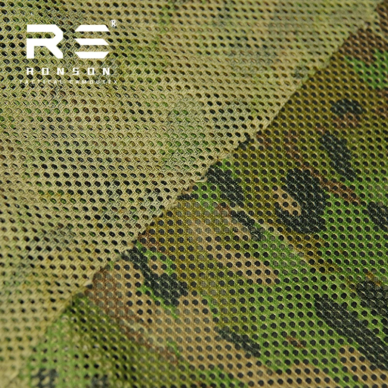 Tela de camuflaje ojo de pájaro engrosada para chaleco táctico - imagen 3