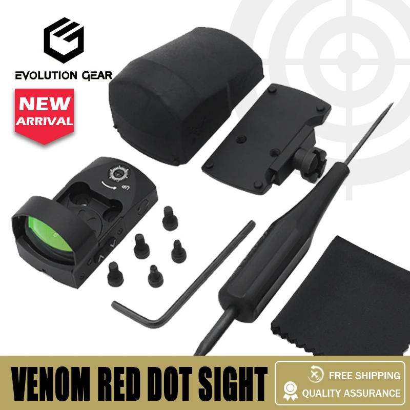 VENOM Mira de punto rojo táctica Picatinny para caza - imagen 4