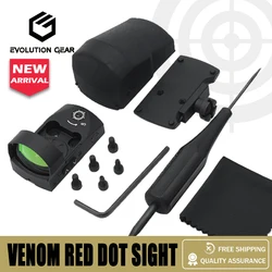 VENOM Mira de punto rojo táctica Picatinny para caza