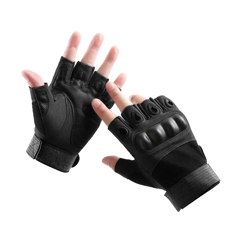 Guantes tácticos sin dedos para ciclismo y montaña - imagen 3