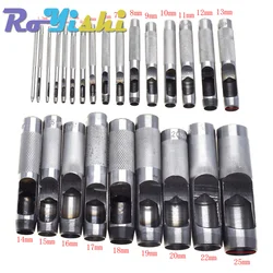 Sacabocados multi-tamaño profesional para cuero y lona – 1 a 25 mm