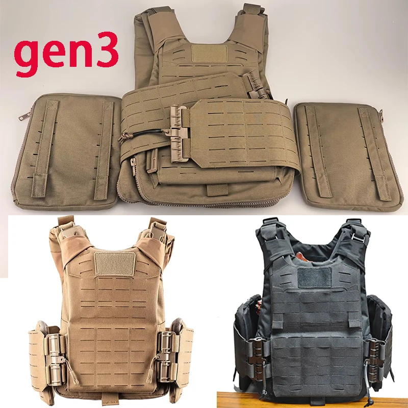 IOTV GEN3 chaleco táctico MOLLE liberación rápida corte láser - imagen 2