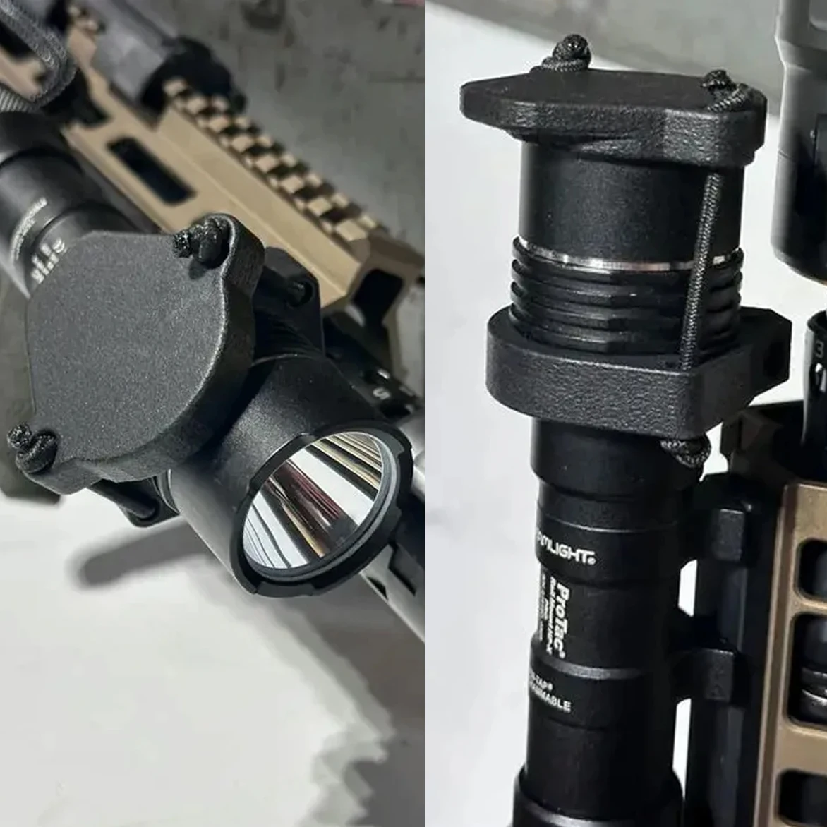 Protector de lente Surefire M300 M600 táctico – Cubierta frontal resistente - imagen 4