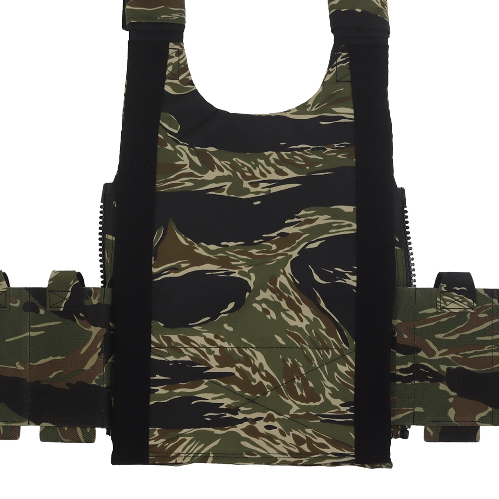 LV119 Chaleco portaplacas táctico MOLLE liberación rápida tigre - imagen 4