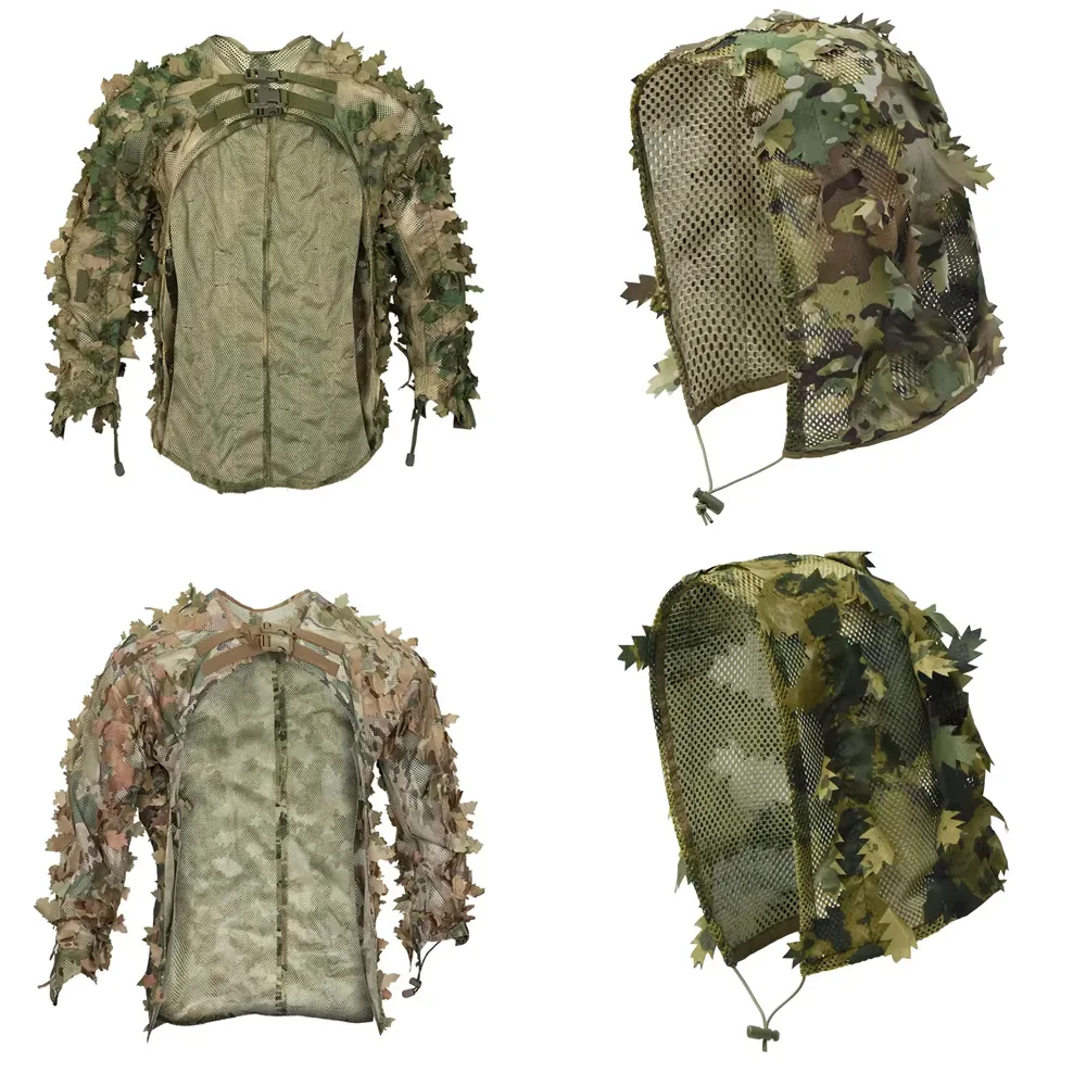 Traje ghillie transpirable de malla para caza y outdoor - imagen 5
