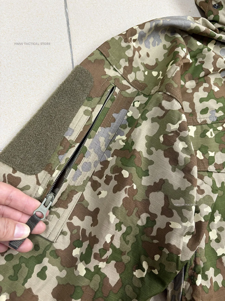 Gabardina táctica M2 Durban camuflaje con bolsillos para exterior