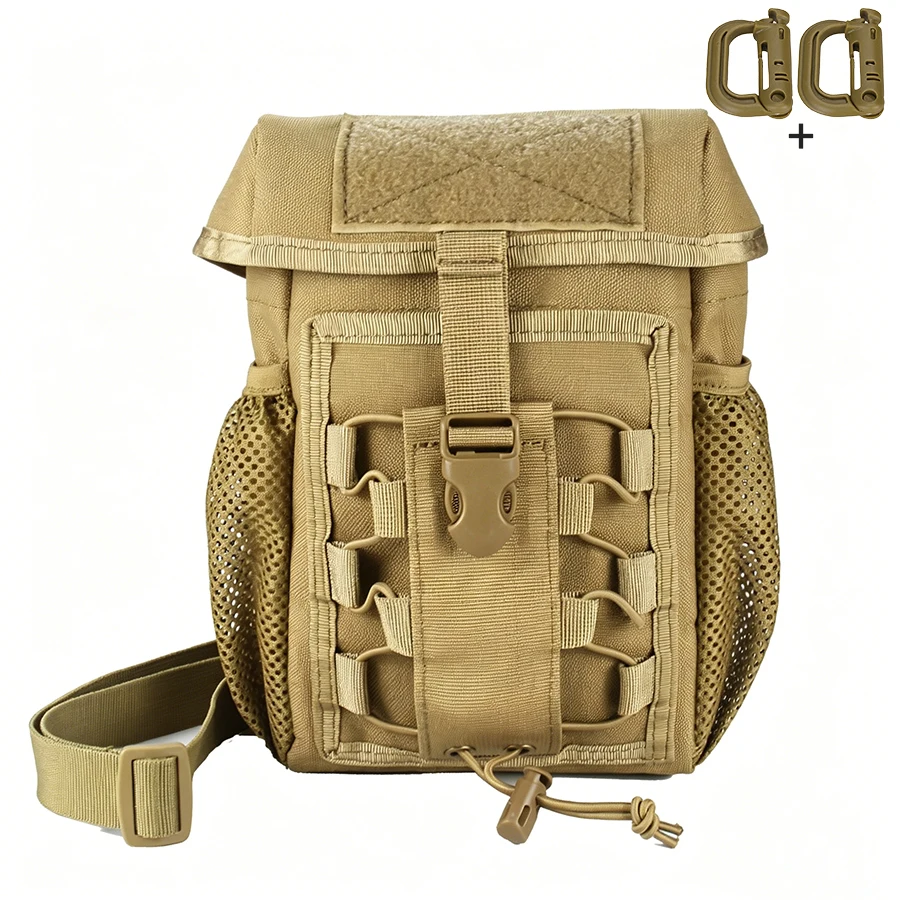 Bolsa táctica exterior con compartimentos malla y correas ajustables - imagen 3