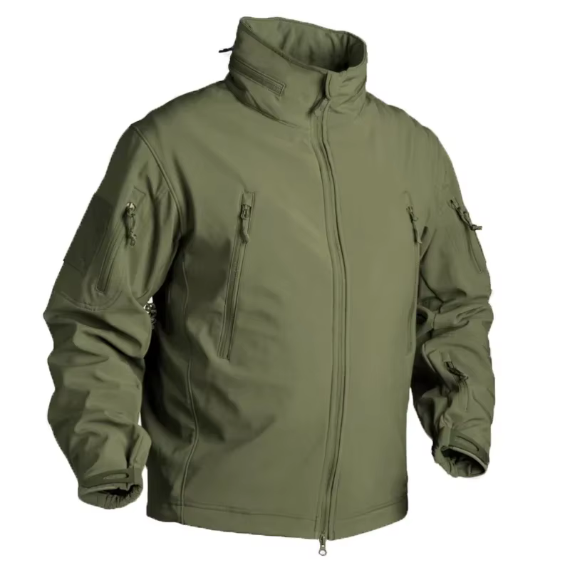 Chaqueta táctica impermeable con capucha – Multibolsillos para caza y trabajo