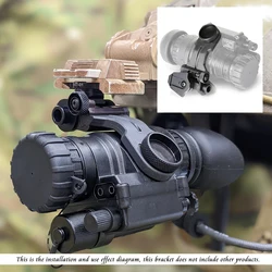 Adaptador NVG PVS-14 tipo cola de milano para casco