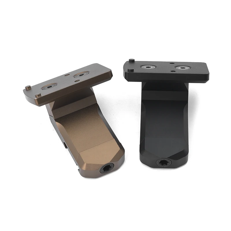 Detalle del sistema de montaje en rail Picatinny