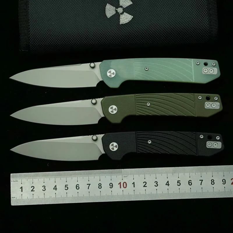 LEMIFSHE JR4547 Cuchillo EDC de acero y mango G10 para acampada - imagen 3