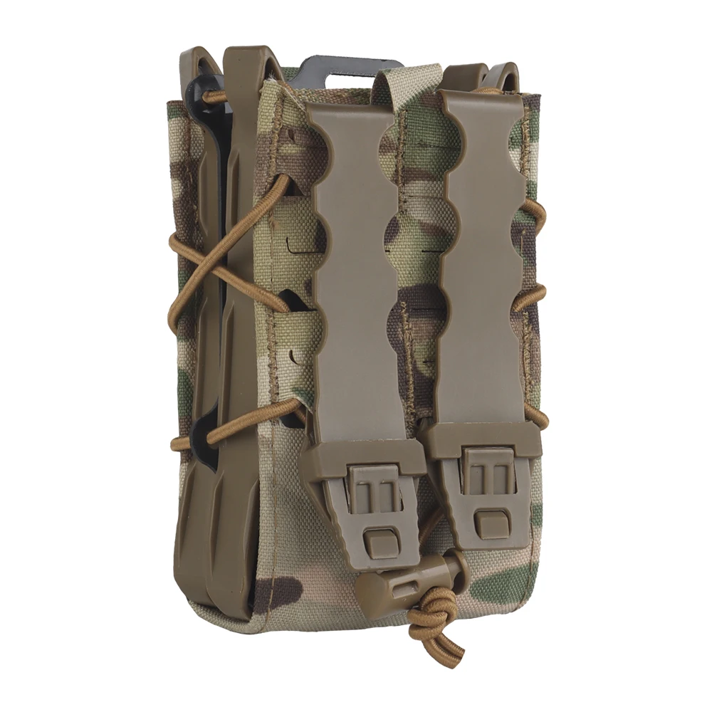 Portacargadores doble MOLLE AR-15 – Funda táctica 5.56 y 7.62 - imagen 2