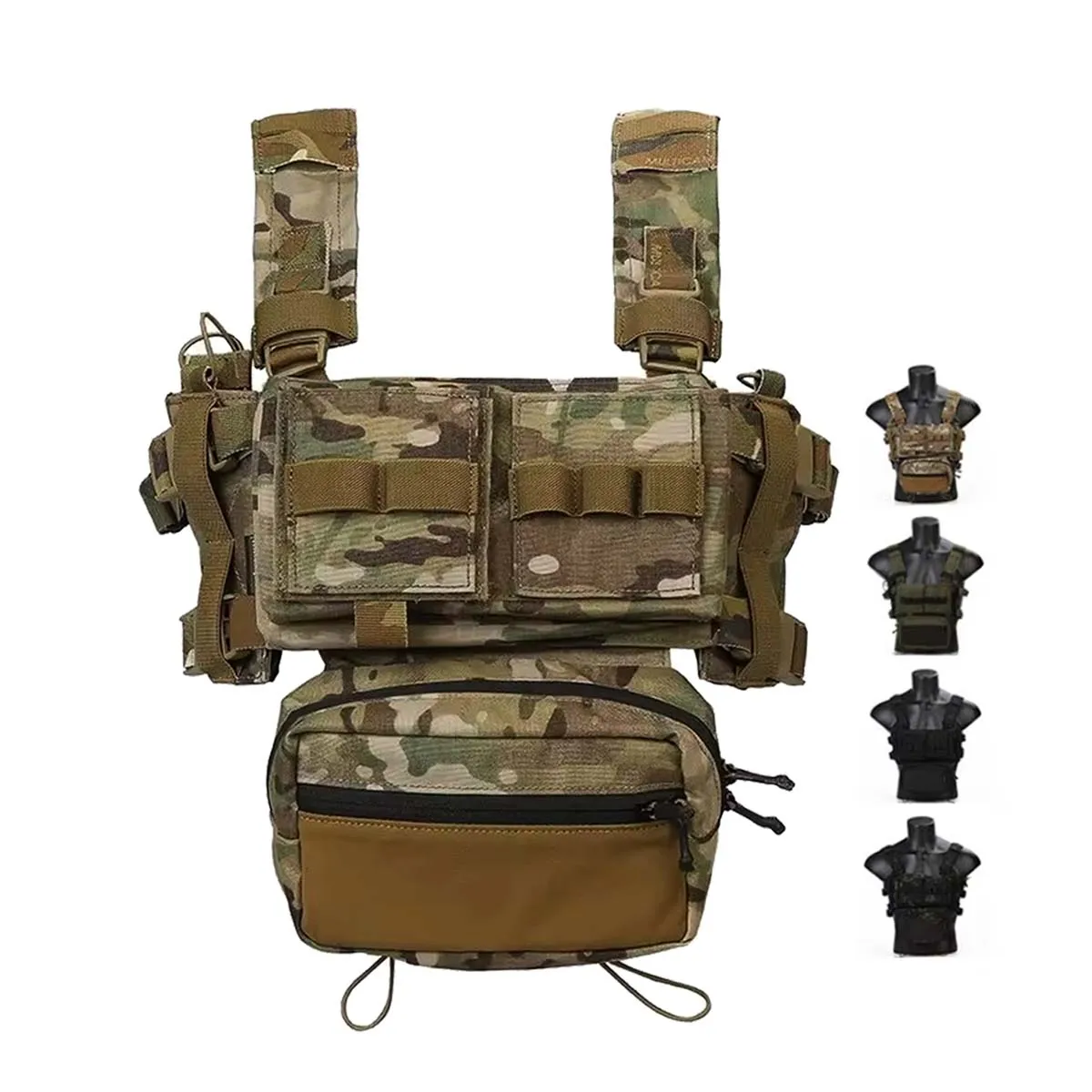 Combat Molle MK3 – Arnés táctico modular para airsoft - imagen 2