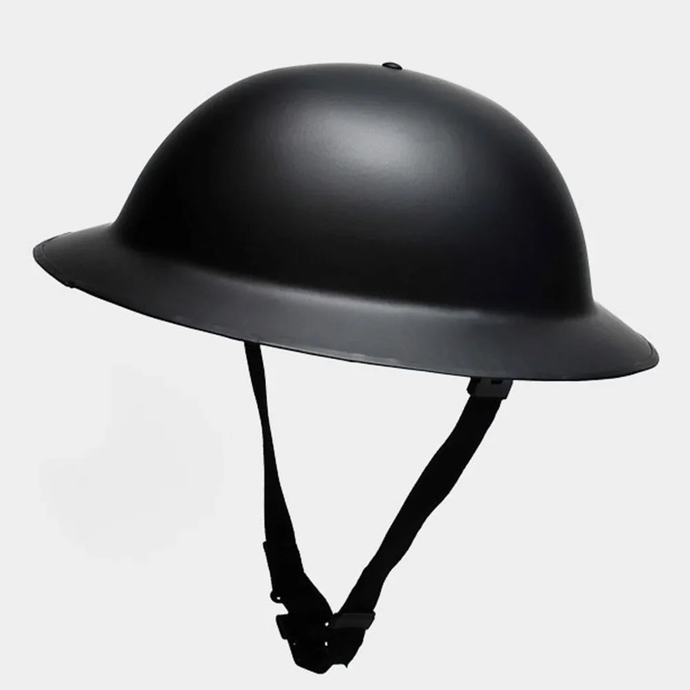 Casco militar MK2 británico en negro, acabado de reproducción