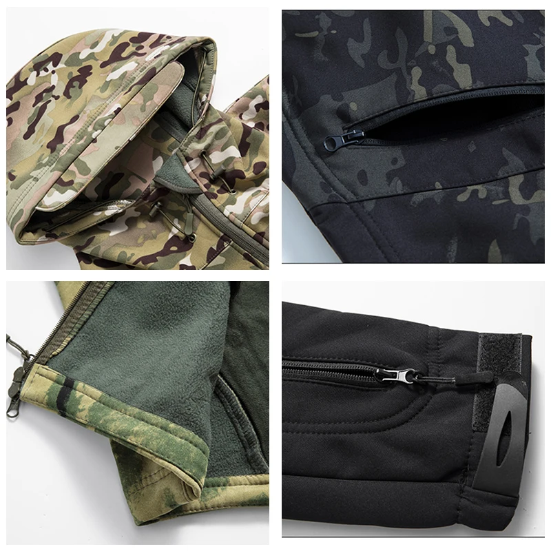 AKU Chaqueta Soft Shell Táctica Impermeable con Capucha - imagen 4