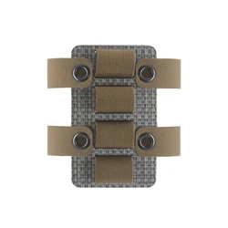 Porta-cargador Molle elástico con fijación de cuerda y cartuchos