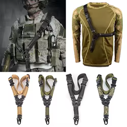 Eslinga táctica rifle Airsoft – nailon ajustable 2 puntos