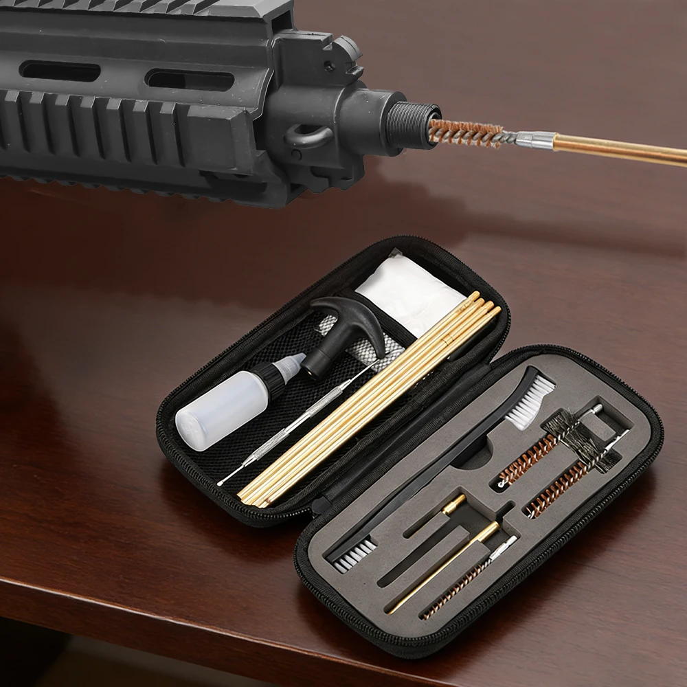 Kit de limpieza táctica para armas con varilla de latón y cepillos - imagen 4