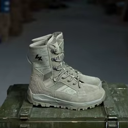 Botas militares antideslizantes estilo desierto hombre talla grande