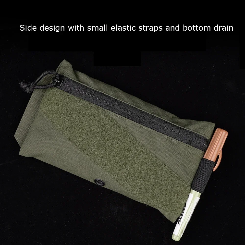 Chaleco táctico con bolsa colgante MOLLE y anillas para caza - imagen 3