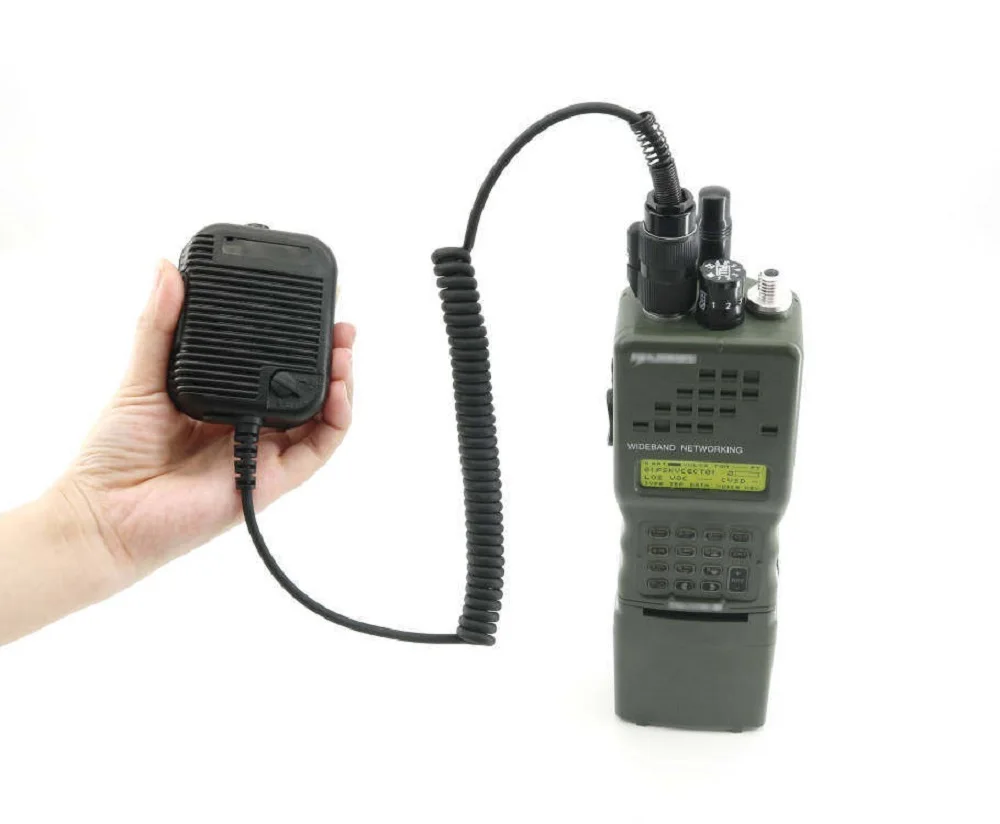 TACSKY Micrófono de mano táctico para radio PRC152 PRC163 - imagen 2