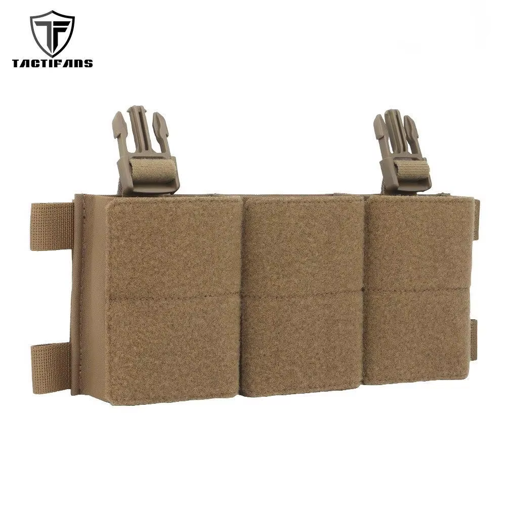 Bolsa triple cargador MOLLE SR25 AR10 7,62mm táctica