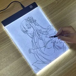 Mesa de dibujo LED infantil regulable – 3 niveles de luz LED