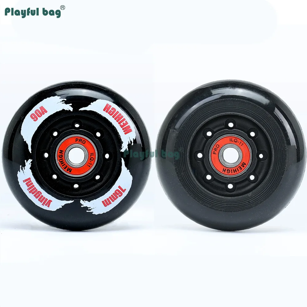 Ruedas patines en línea PU antidesgaste con rodamientos