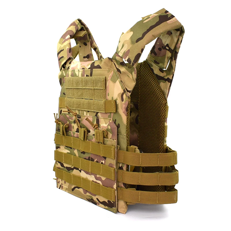 Chaleco táctico MOLLE portaplacas - Protección multifunción airsoft paintball - imagen 3