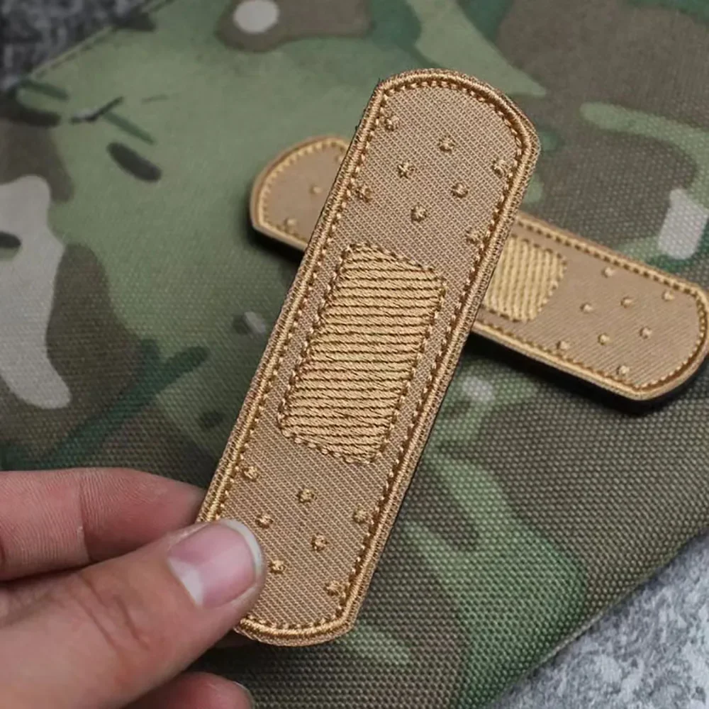 Parche táctico tirita falsa apliques gancho mochila sombrero