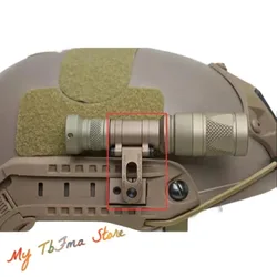 SS Precision M-AX CAG Casco táctico con montaje exterior linterna